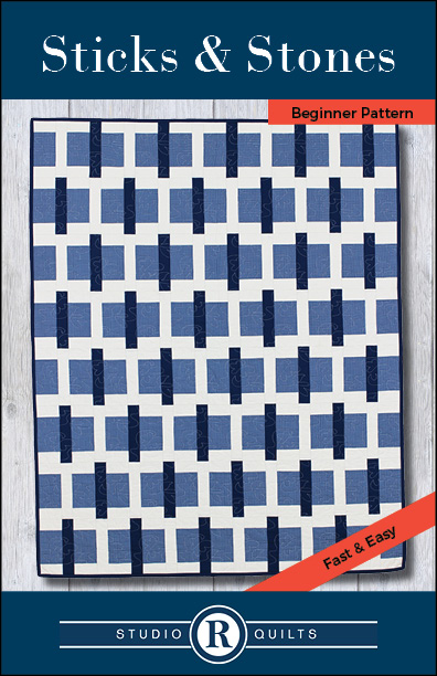 SRQ Sticks & Stones Quilt Pattern Cover Front