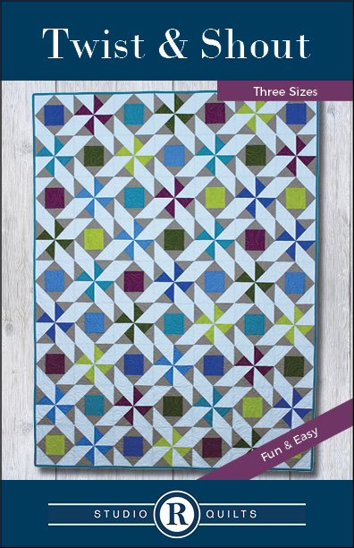 SRQ Twist & Shout Quilt Pattern Cover Front