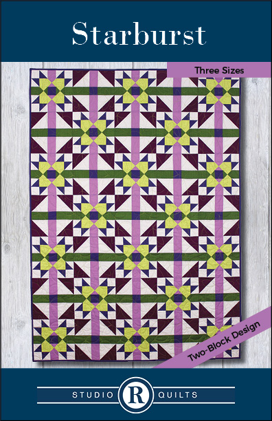 SRQ Starburst Quilt Pattern Cover Front