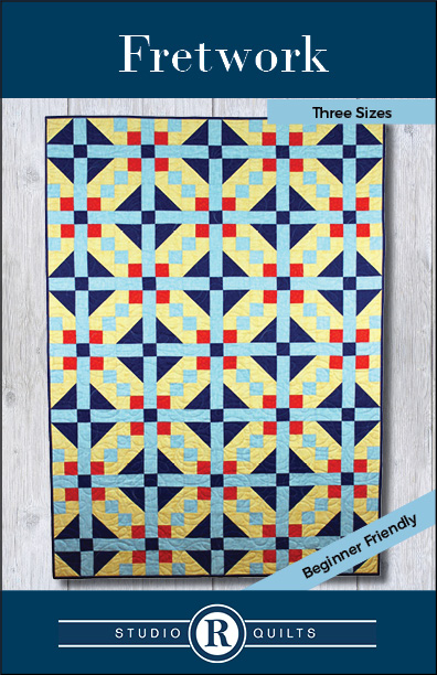 SRQ Fretwork Quilt Pattern Cover Front