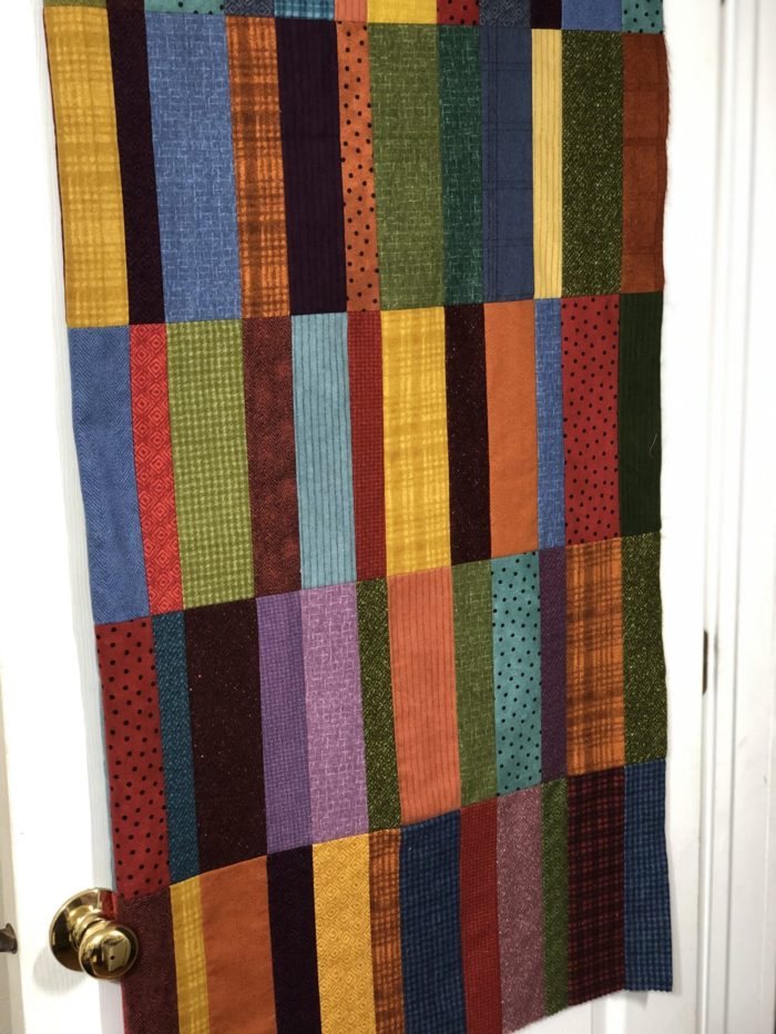 High Rise Woolies Flannel Quilt Top 1