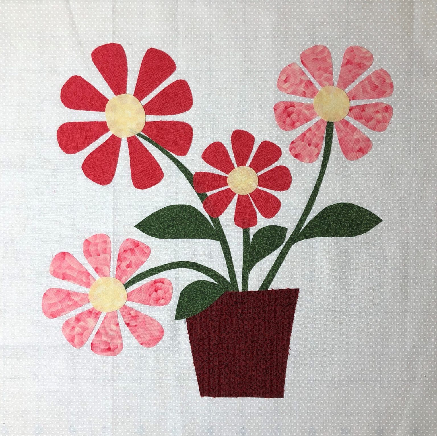Wildflowers Free Quilt Block Mania Pattern Studio R Quilts