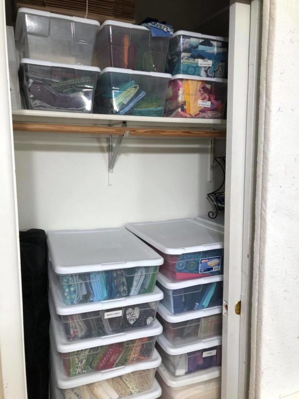 Fabric Storage - yardage, projects and scraps - oh my!