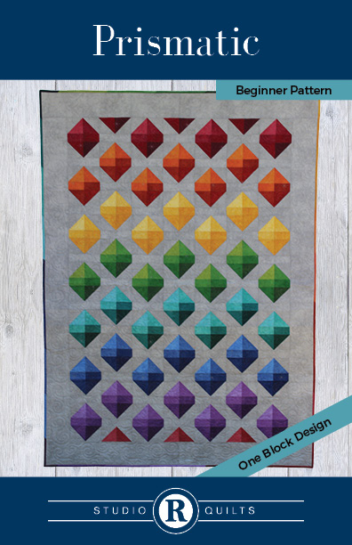 SRQ Prismatic Quilt Pattern Cover Front