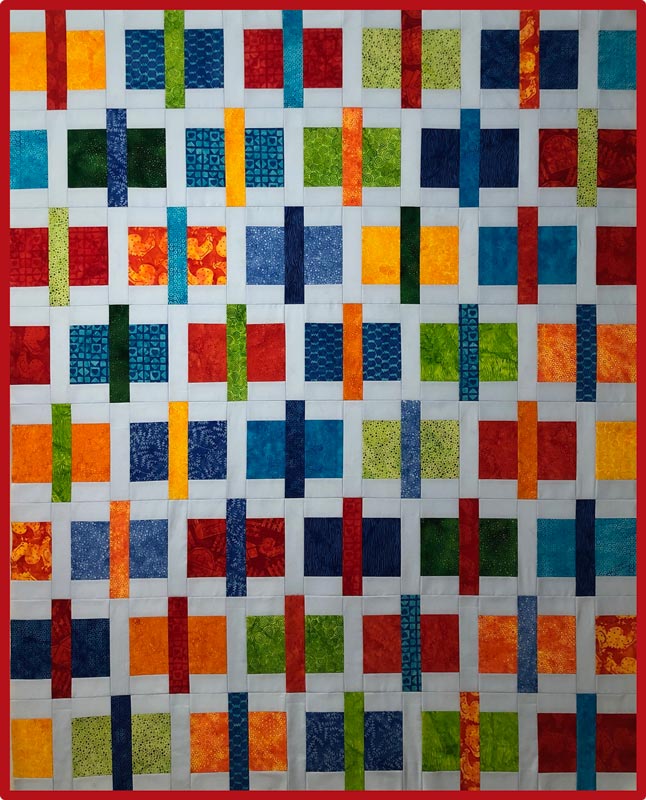 SRQ_SticksStones_Chickadee Sticks & Stones Quilt Pattern with Chickadee fabric collection