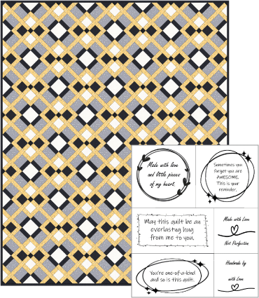 Sock Hop Quilt Pattern and Quilt Labels