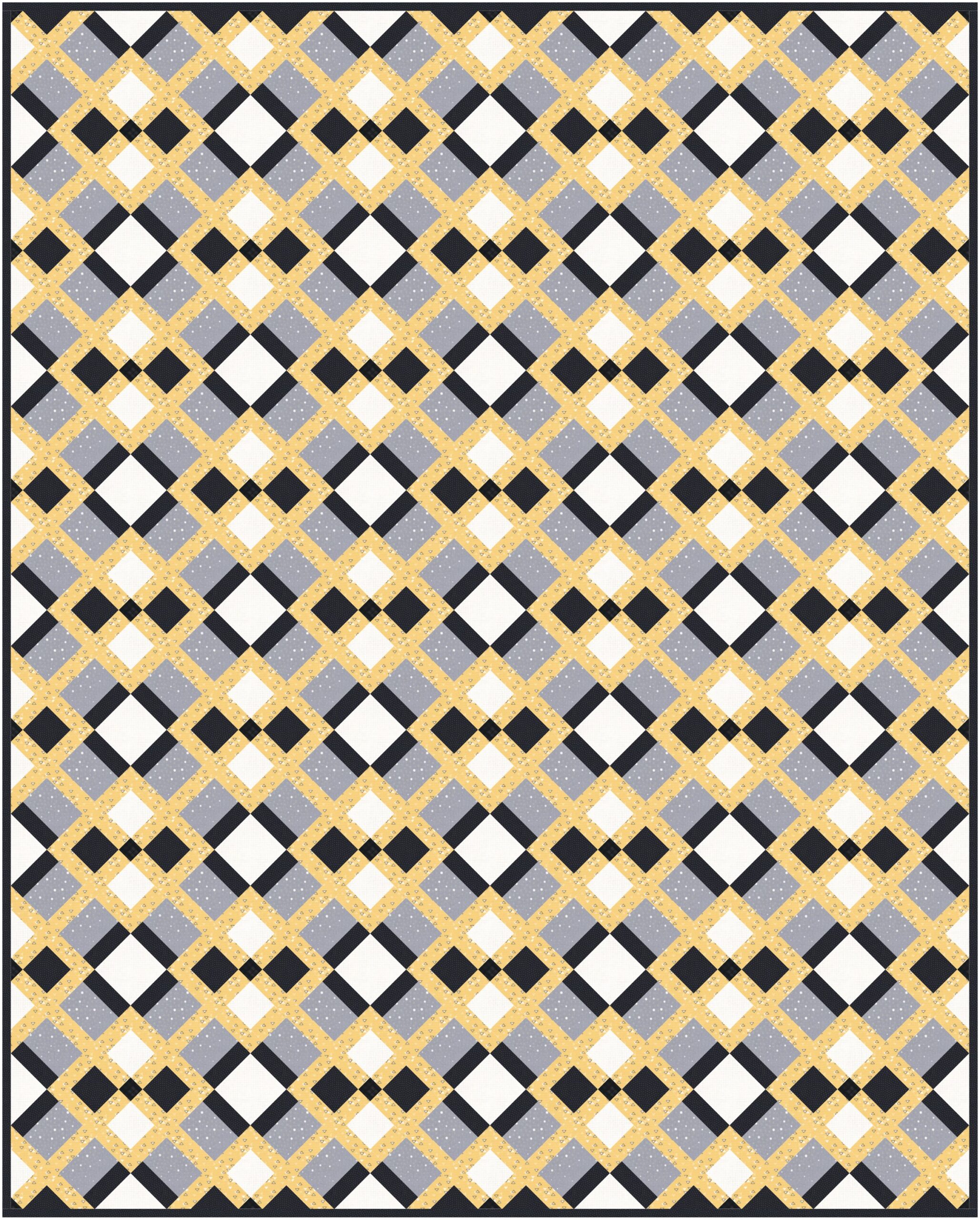 Sock Hop Quilt Illustration