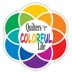 Quilter’s Live a Colorful Life Sticker