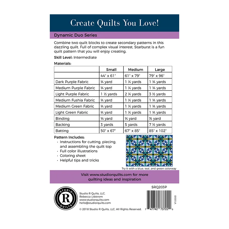 Starburst Quilt Pattern - Image 6